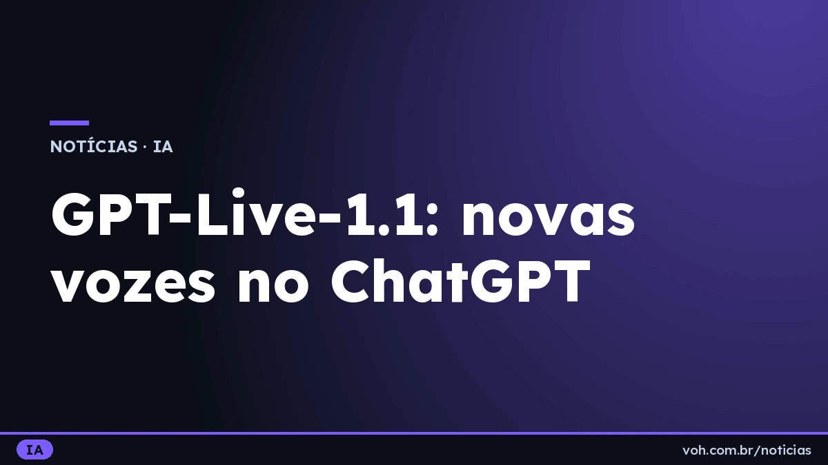 Ondas sonoras estilizadas representando o modo de voz do ChatGPT